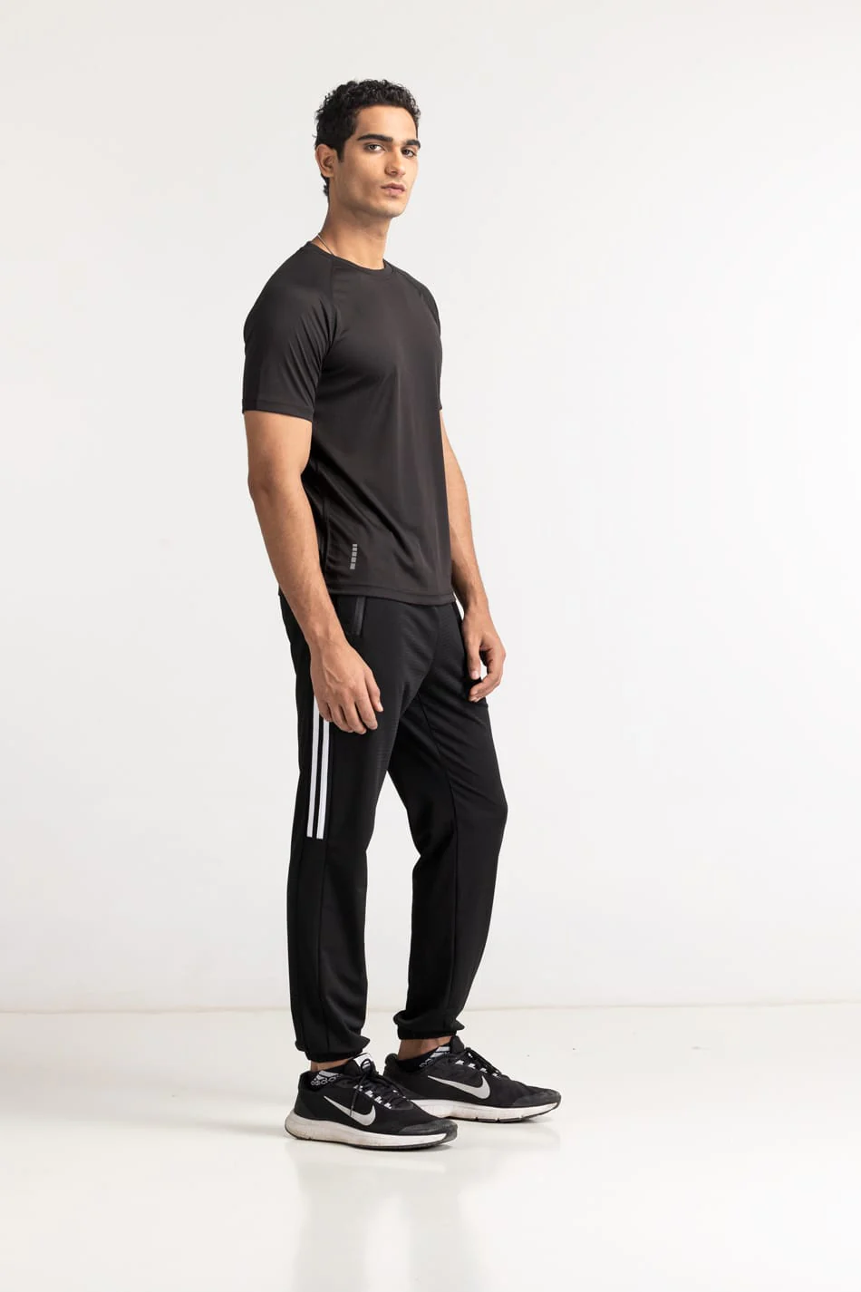 Black Textured Tee - Image 4