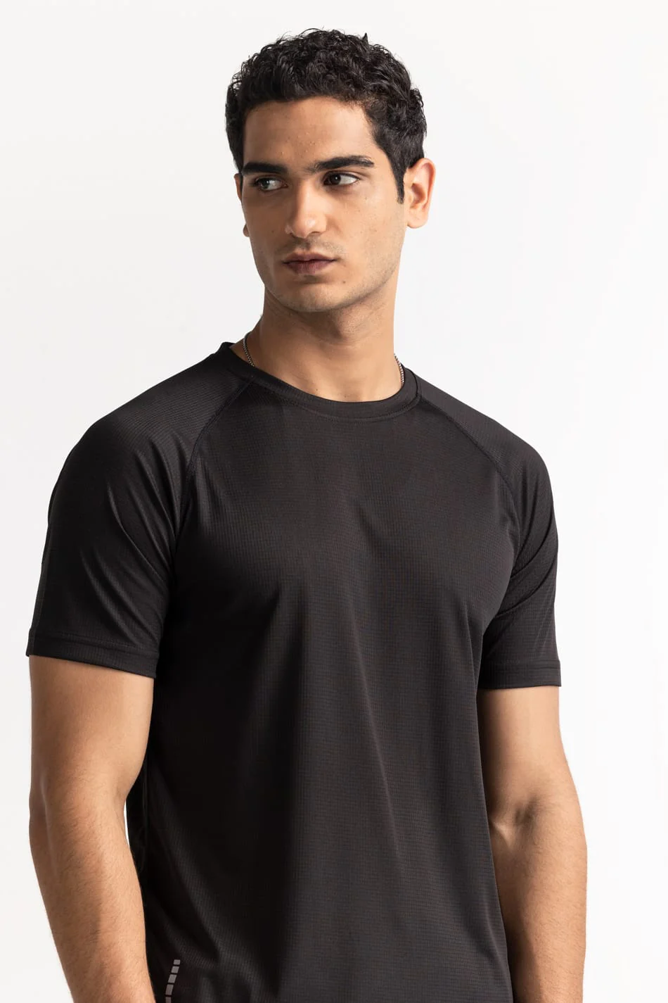Black Textured Tee - Image 5