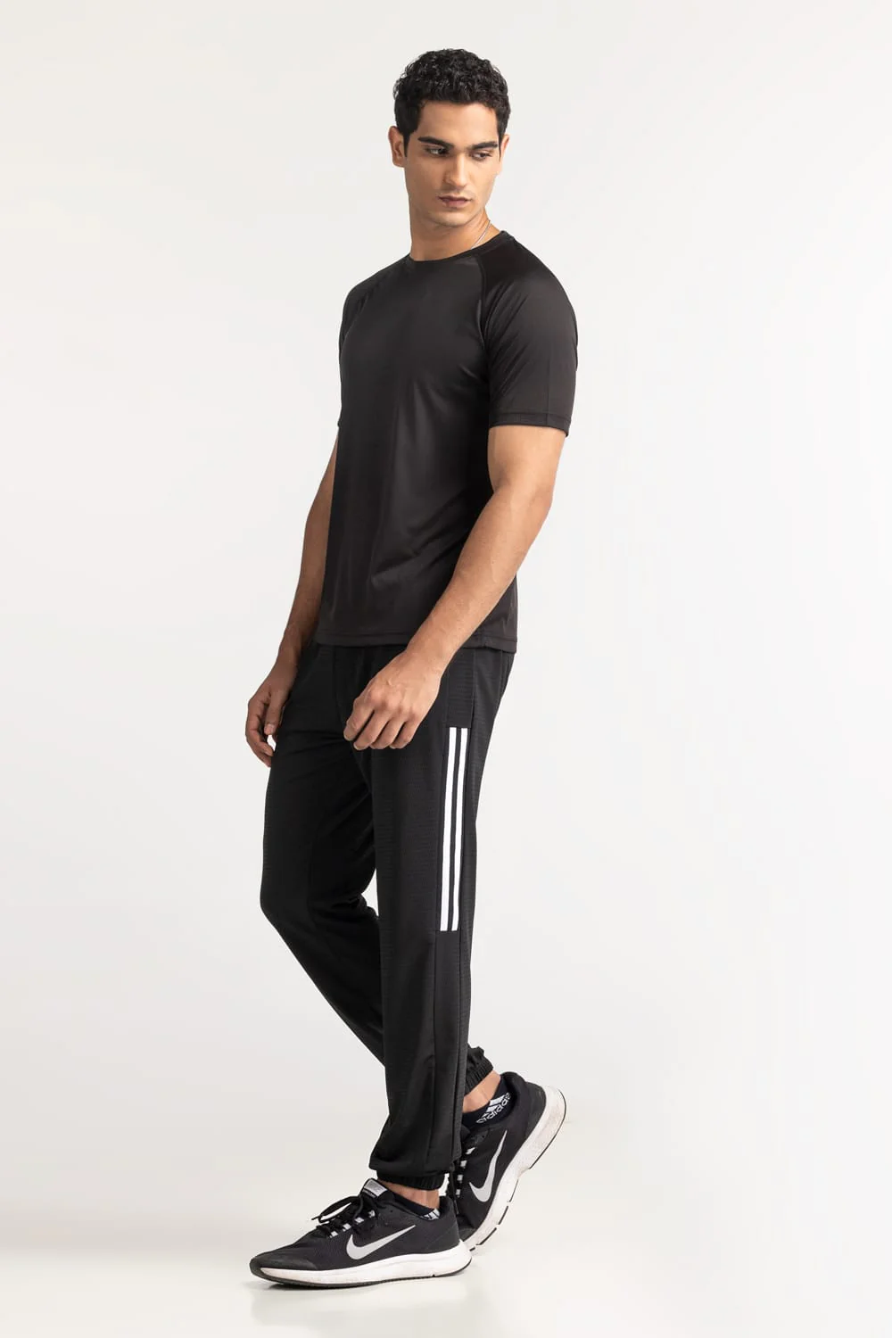 Black Textured Tee - Image 6