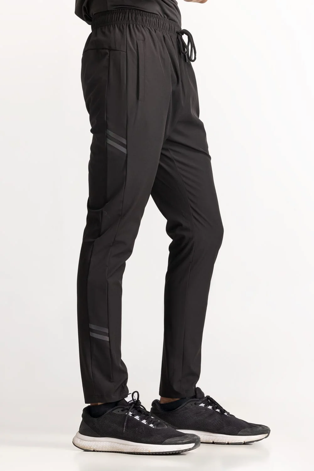Black Textured Trouser - Image 2