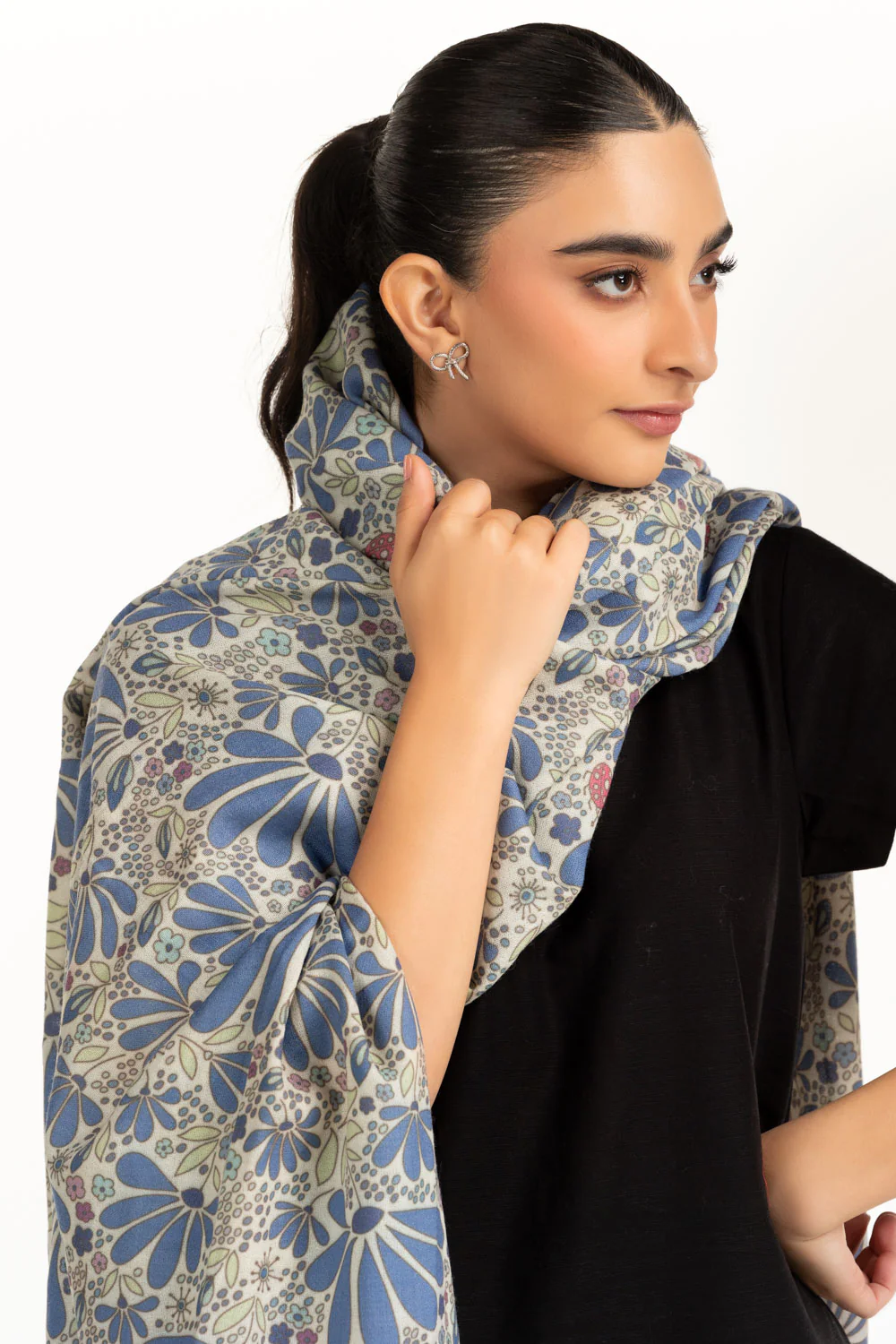Blended Printeded Shawl - Image 2