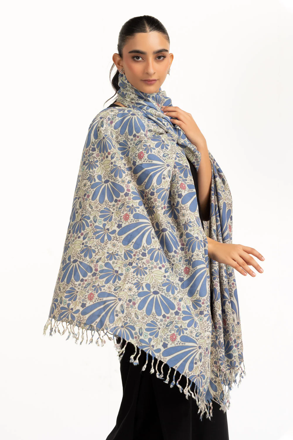Blended Printeded Shawl - Image 3