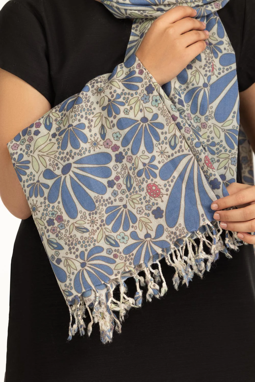 Blended Printeded Shawl - Image 4