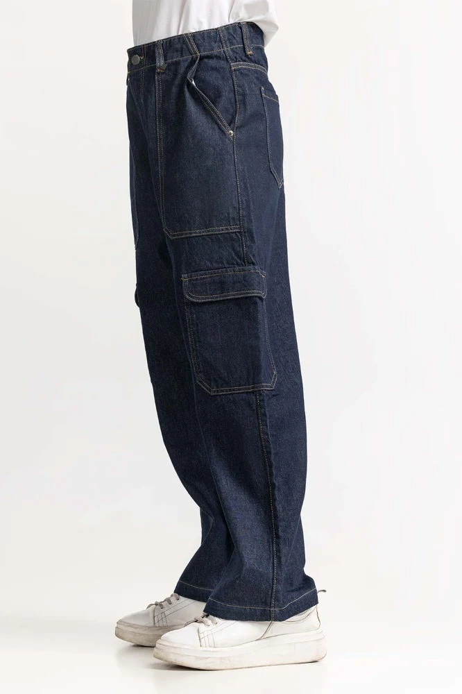Blue Basic Denim Jeans - Image 4