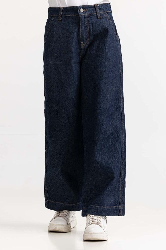 Blue Basic Denim Jeans - Image 4