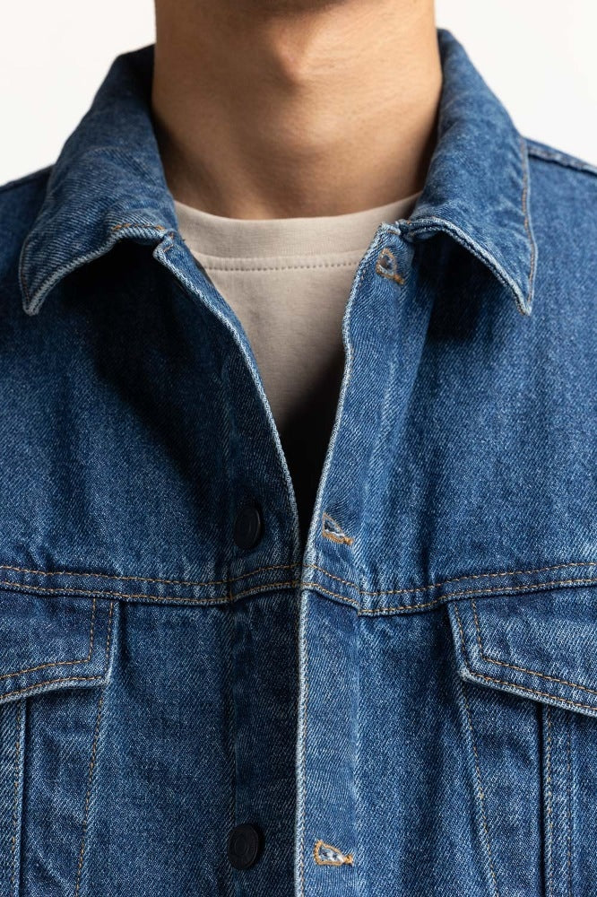 Blue Basic Jacket - Image 6