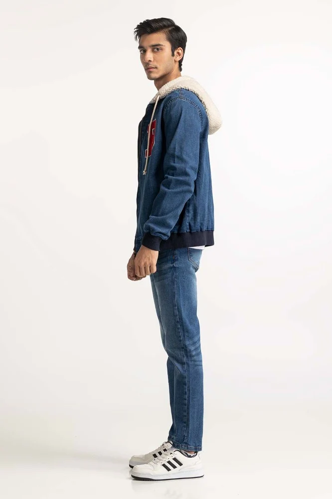 Blue Basic Jacket - Image 4