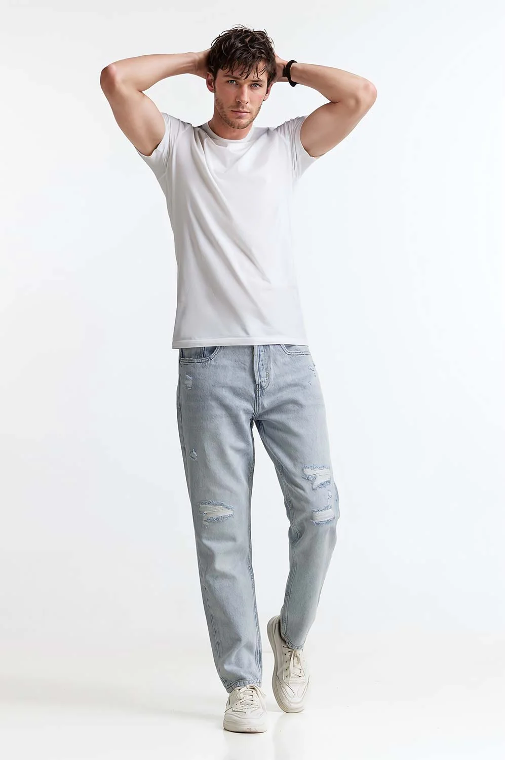 Blue Basic Jeans MNJNSSS24013 - Image 6