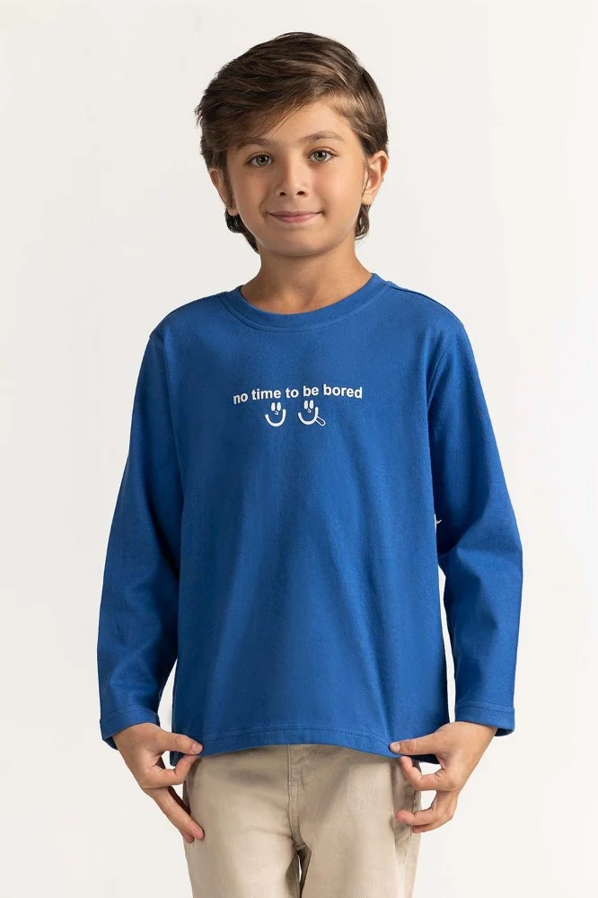 Blue Basic Tee