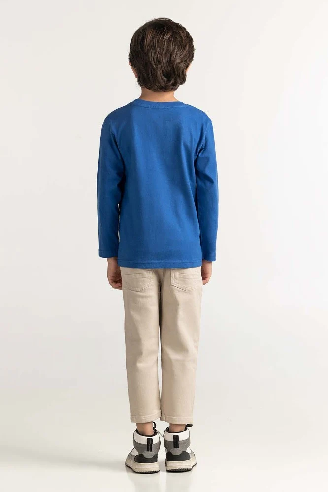 Blue Basic Tee - Image 2