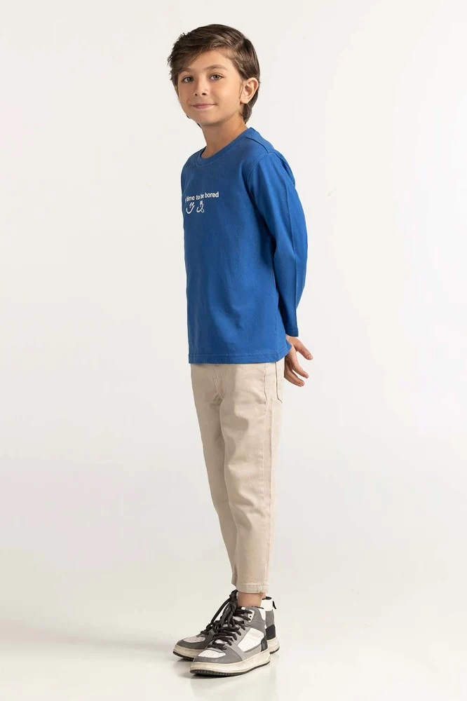 Blue Basic Tee - Image 4