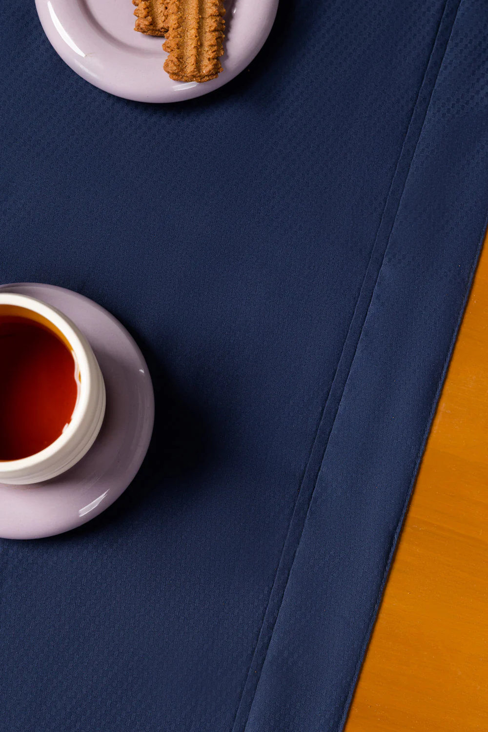 Blue Cube Dobby Table Runner - Image 3