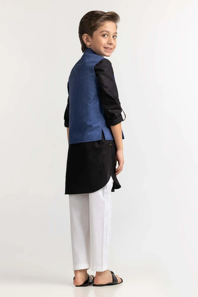 Blue Styling Waist Coat KWC-PD23-014 - Image 3