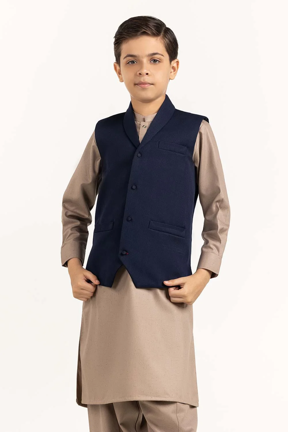 Blue Stylized Waist Coat KWC-PD23-001 - Image 2