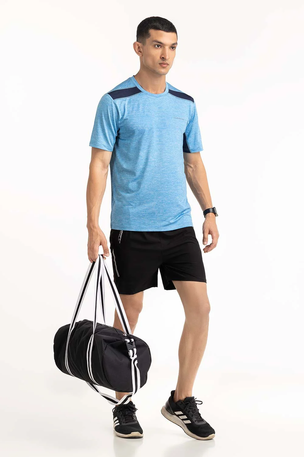 Blue Textured Tee