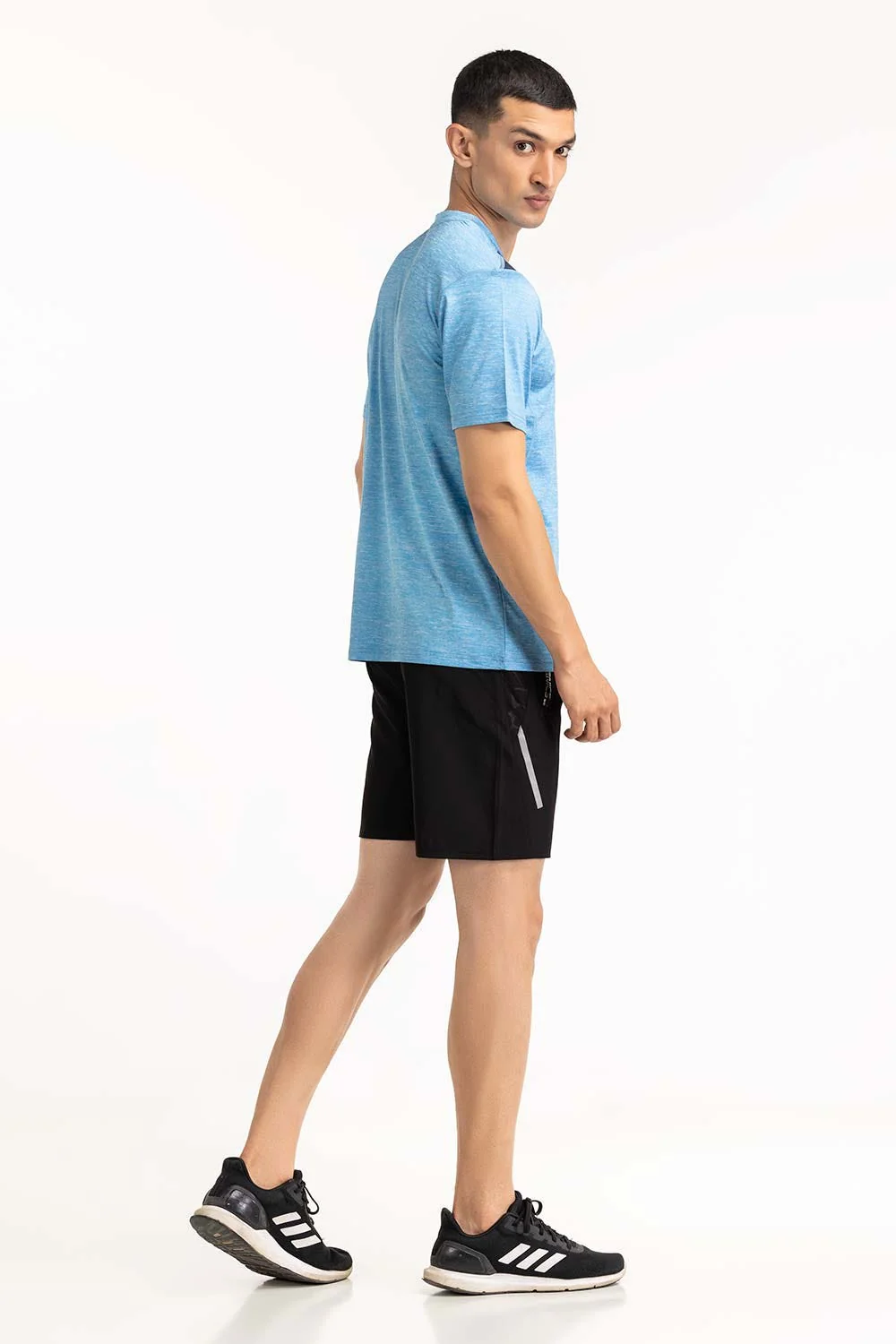 Blue Textured Tee - Image 6