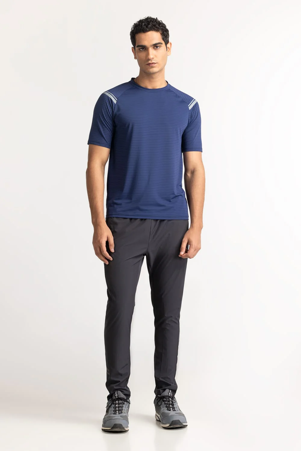 Blue Textured Tee