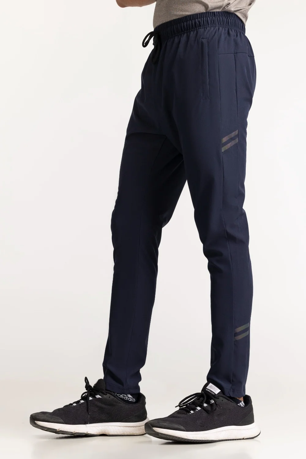 Blue Textured Trouser - Image 2