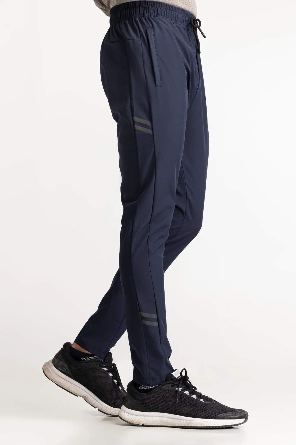 Blue Textured Trouser - Image 5