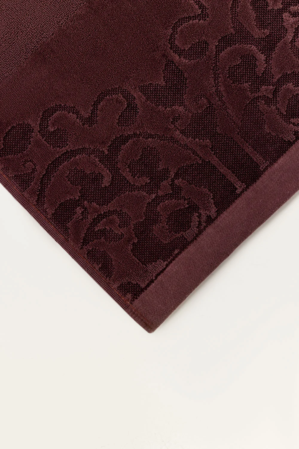 Brown Raisin Jacquard Dyed Towel - Image 4