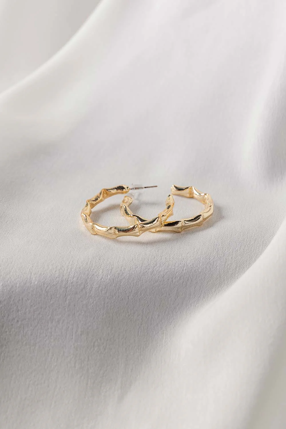 C Hoop Earrings - Image 3