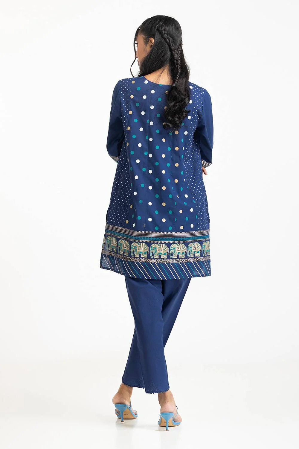 Cambric Block Printed Co-Ord Set IPS-24-201 - Image 5