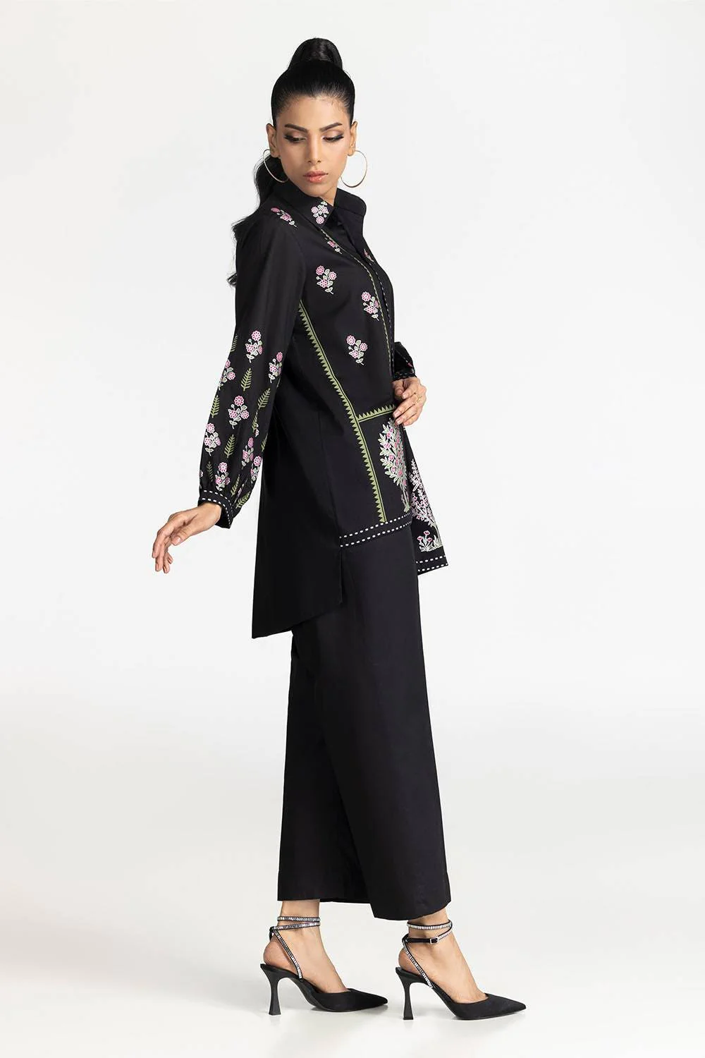 Cambric Block Printed Co-ord Set - Image 2