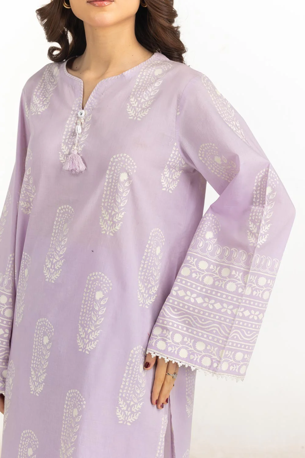 Cambric Block Printed Co-Ord Set - Image 2