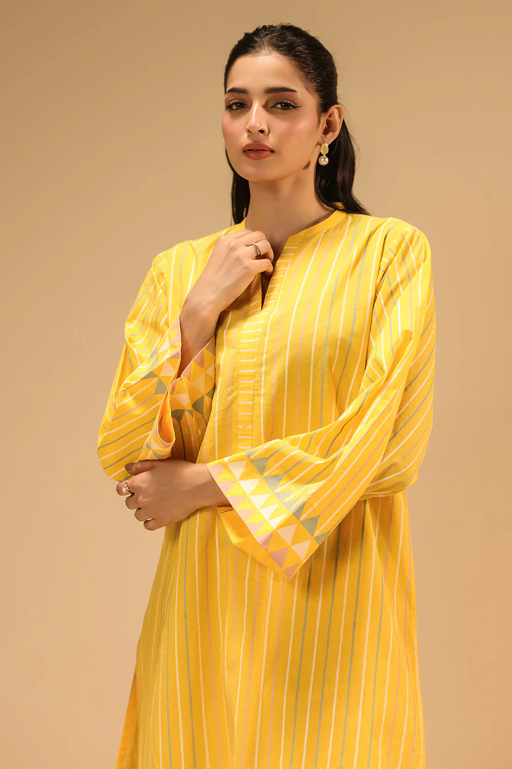 Cambric Block Printed Co-Ord Set - Image 5