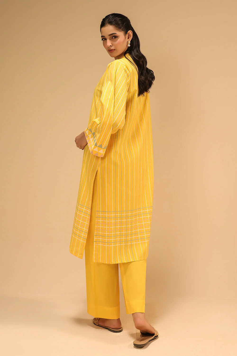 Cambric Block Printed Co-Ord Set - Image 6