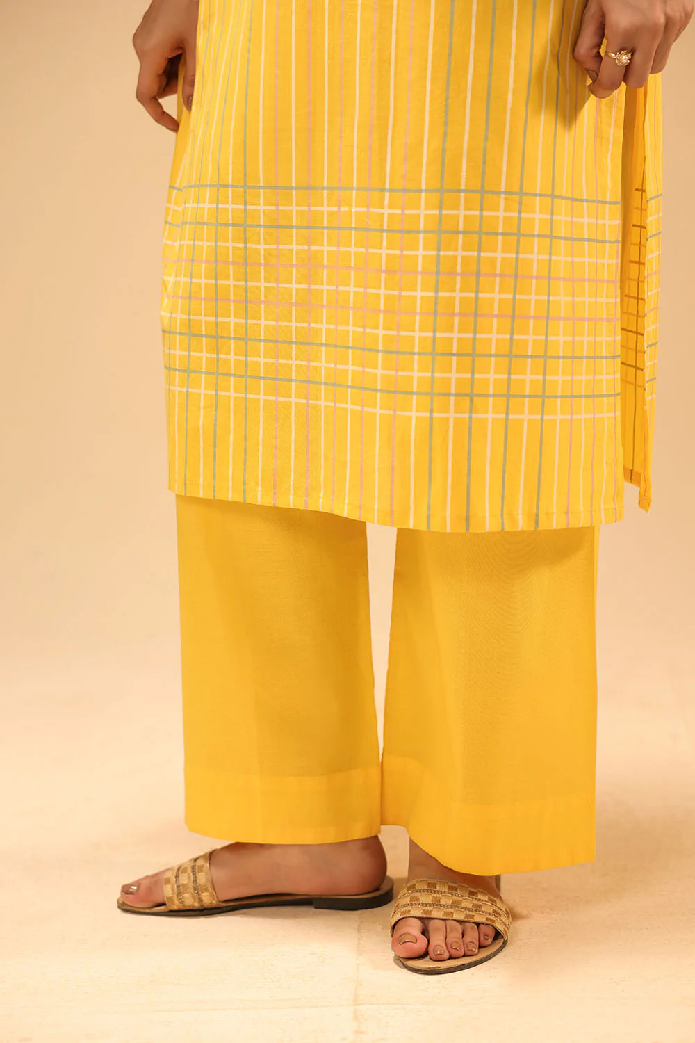 Cambric Block Printed Co-Ord Set - Image 7