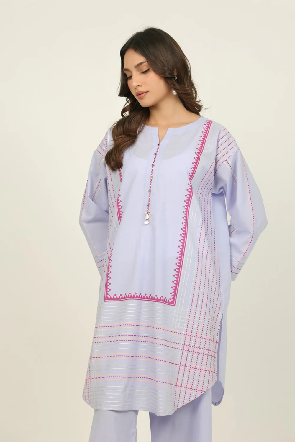 Cambric Block Printed Co-Ord Set - Image 4