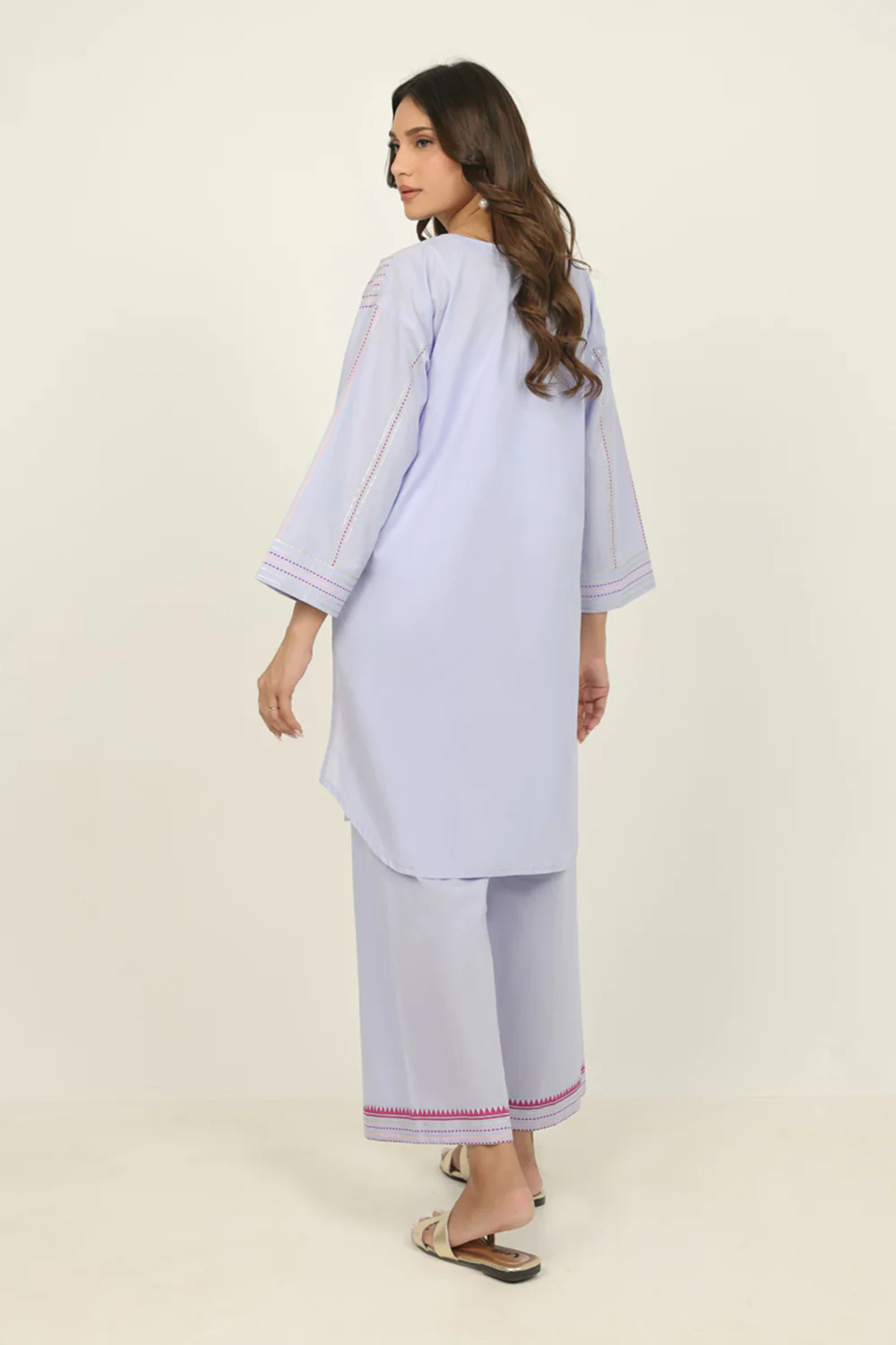 Cambric Block Printed Co-Ord Set - Image 7