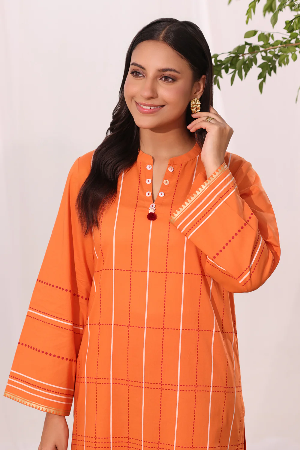 Cambric Block Printed Co-Ord Set - Image 5