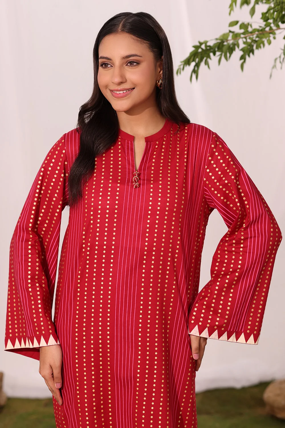 Cambric Block Printed Co-Ord Set - Image 5
