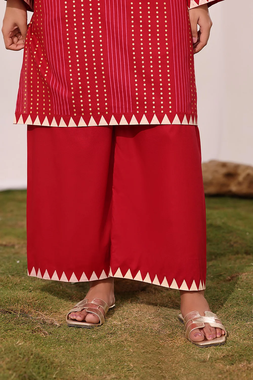 Cambric Block Printed Co-Ord Set - Image 7