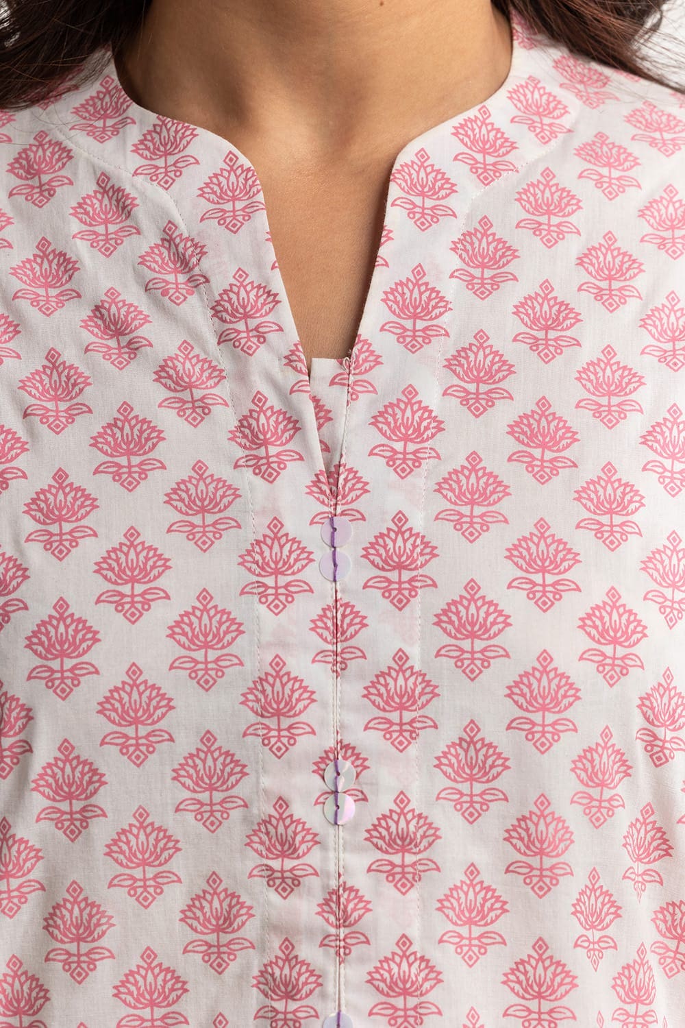 Cambric Block Printed Shirt - Image 2
