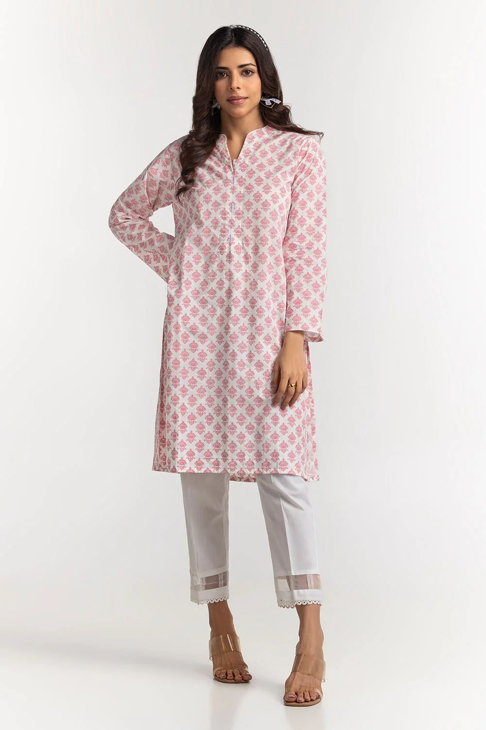 Cambric Block Printed Shirt - Image 4