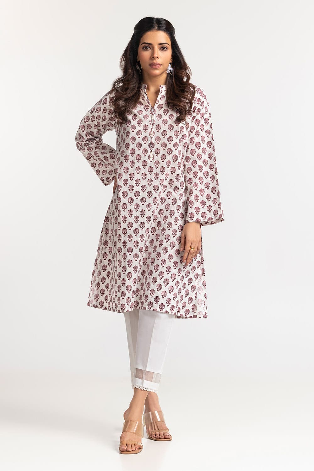 Cambric Block Printed Shirt - Image 4