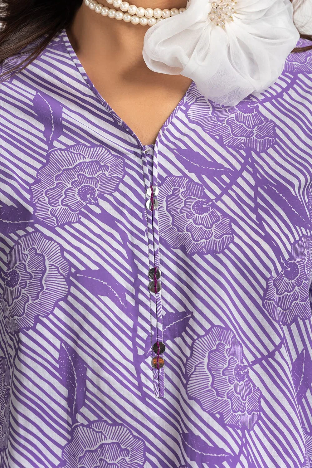 Cambric Block Printed Shirt - Image 2