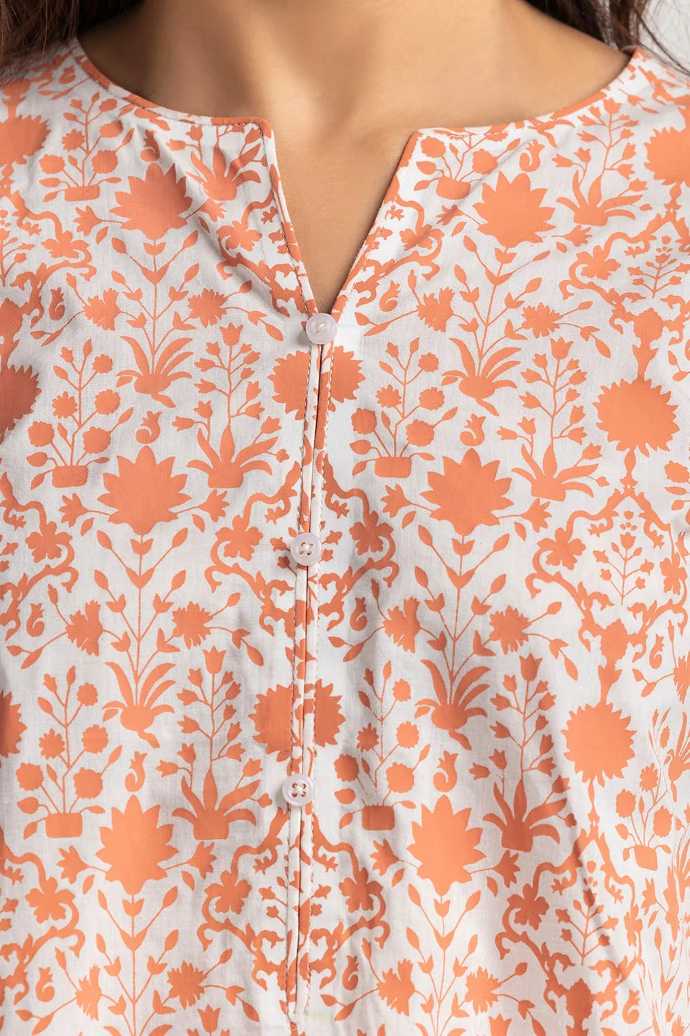 Cambric Block Printed Shirt - Image 2