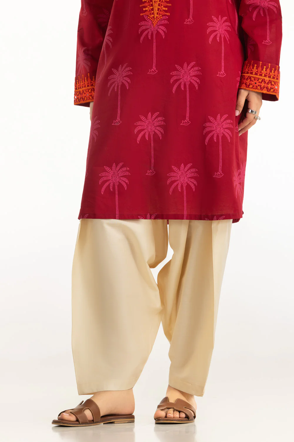 Cambric Dyed Shalwar - Image 2