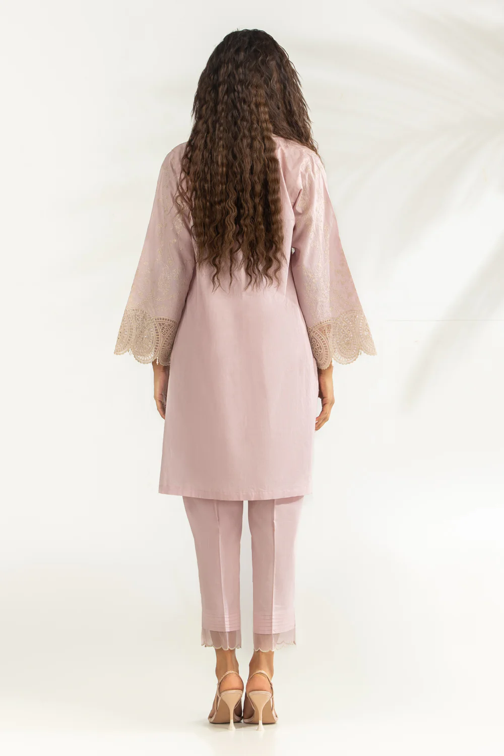 Cambric Embroidered Co-Ord Set - Image 5
