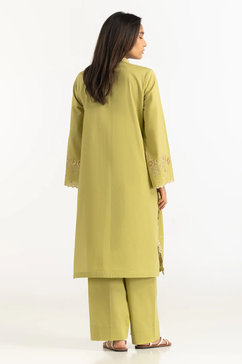 Cambric Embroidered Co-Ord Set - Image 6