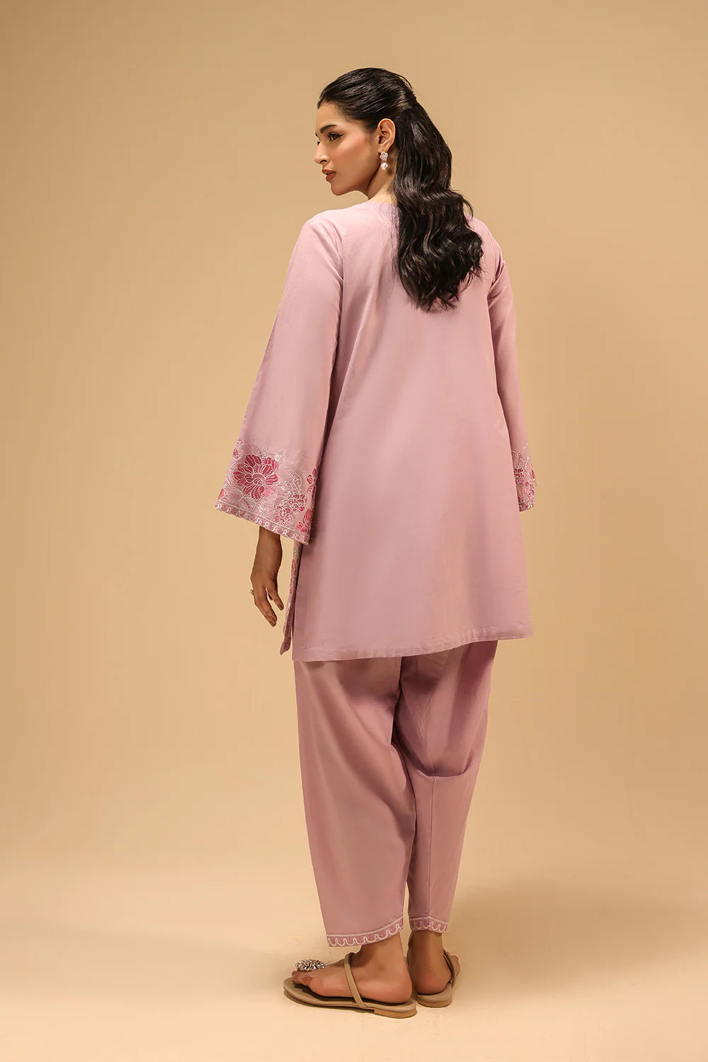 Cambric Embroidered Co-Ord Set - Image 6
