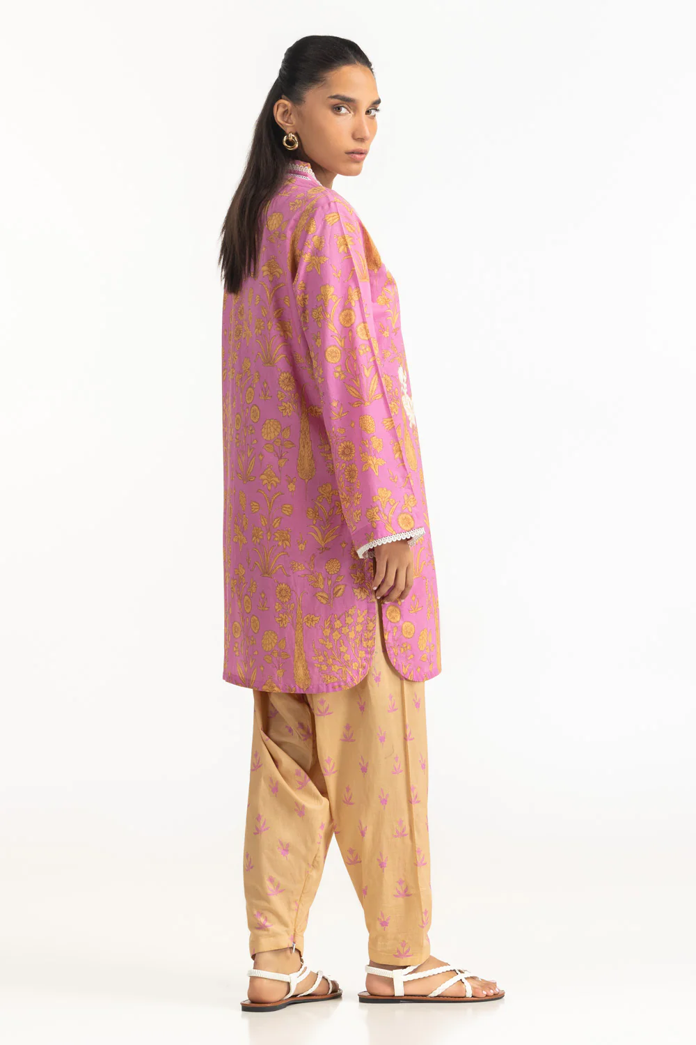 Cambric Embroidered Co-Ord Set - Image 6