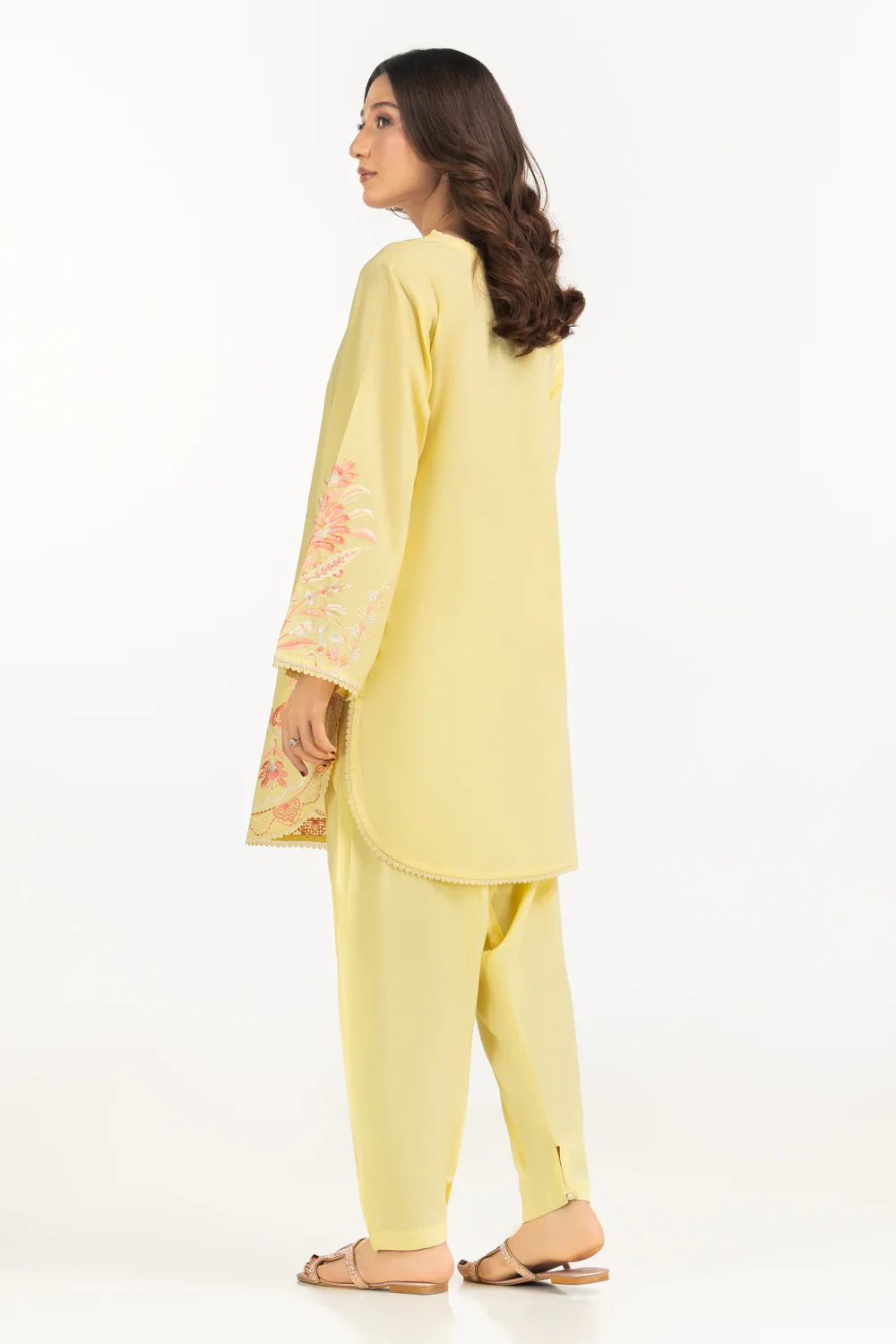 Cambric Embroidered Co-Ord Set - Image 6