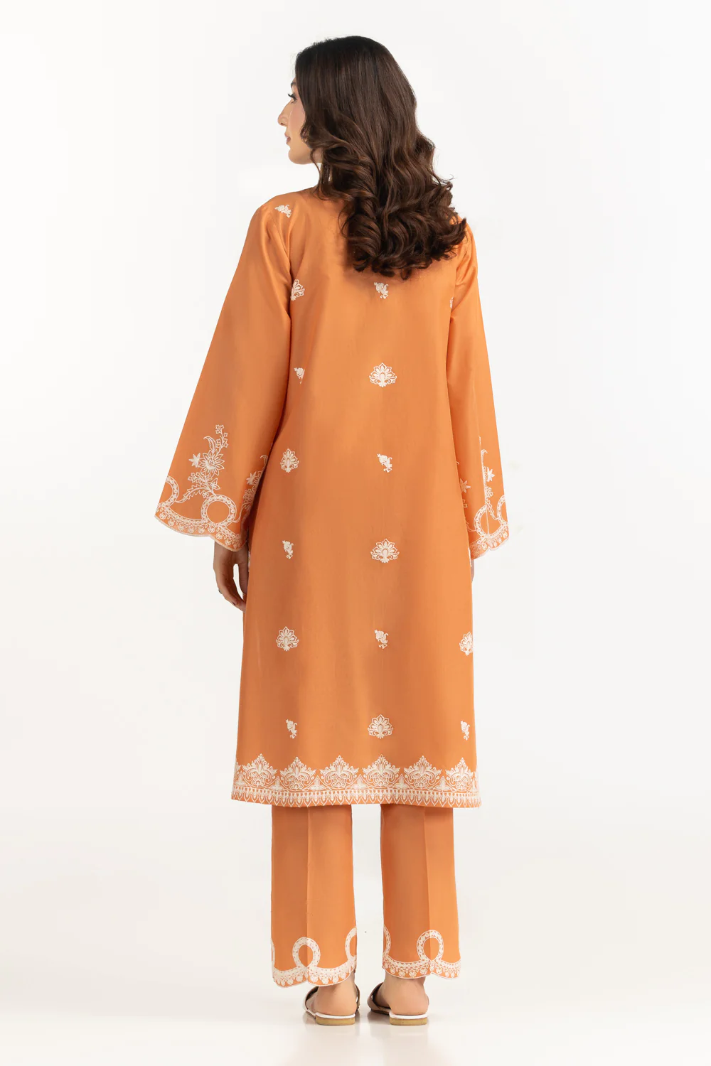Cambric Embroidered Co-Ord Set - Image 6