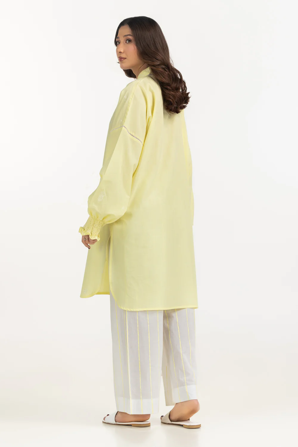Cambric Embroidered Co-Ord Set - Image 6
