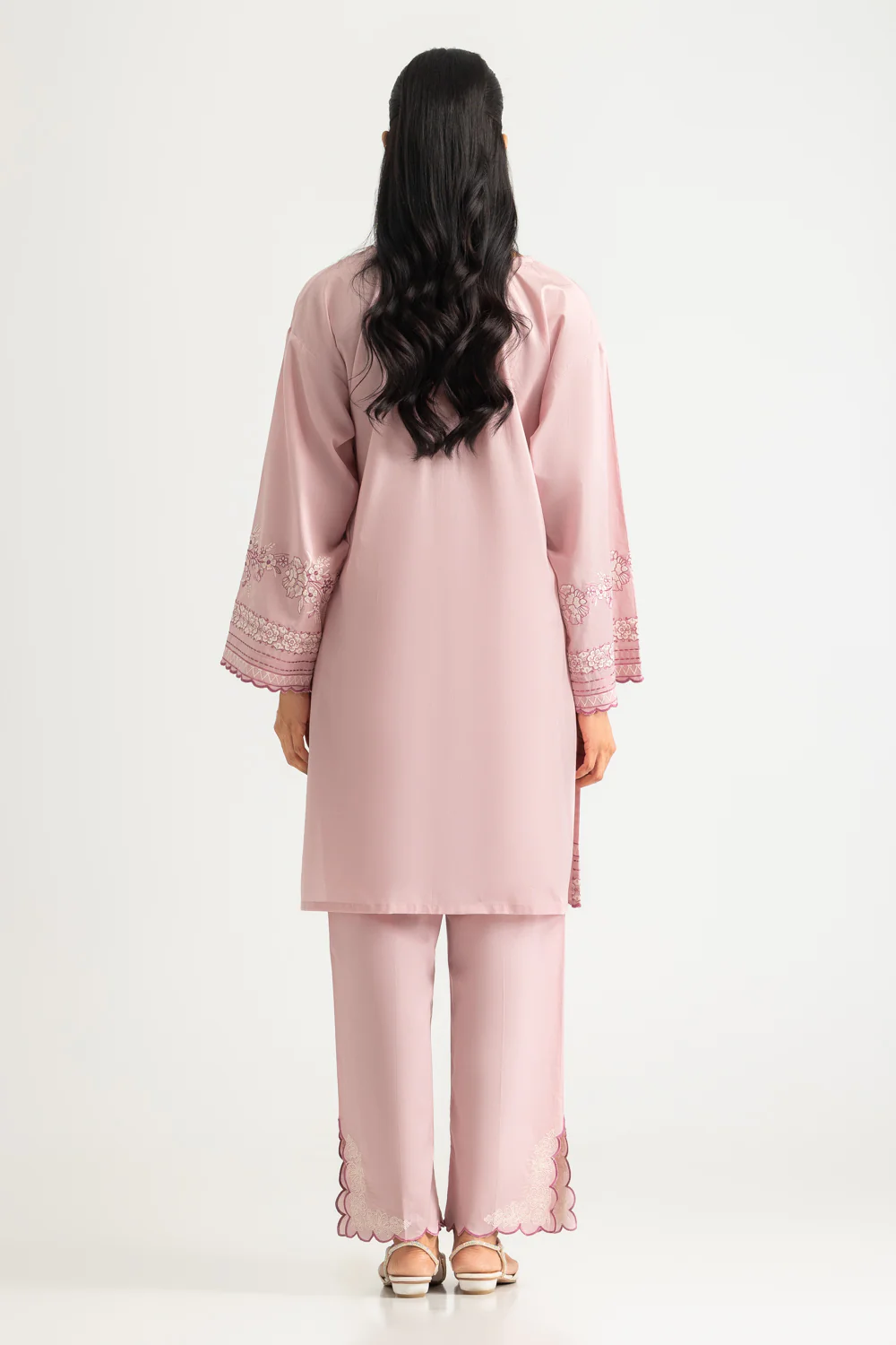 Cambric Embroidered Co-Ord Set - Image 6